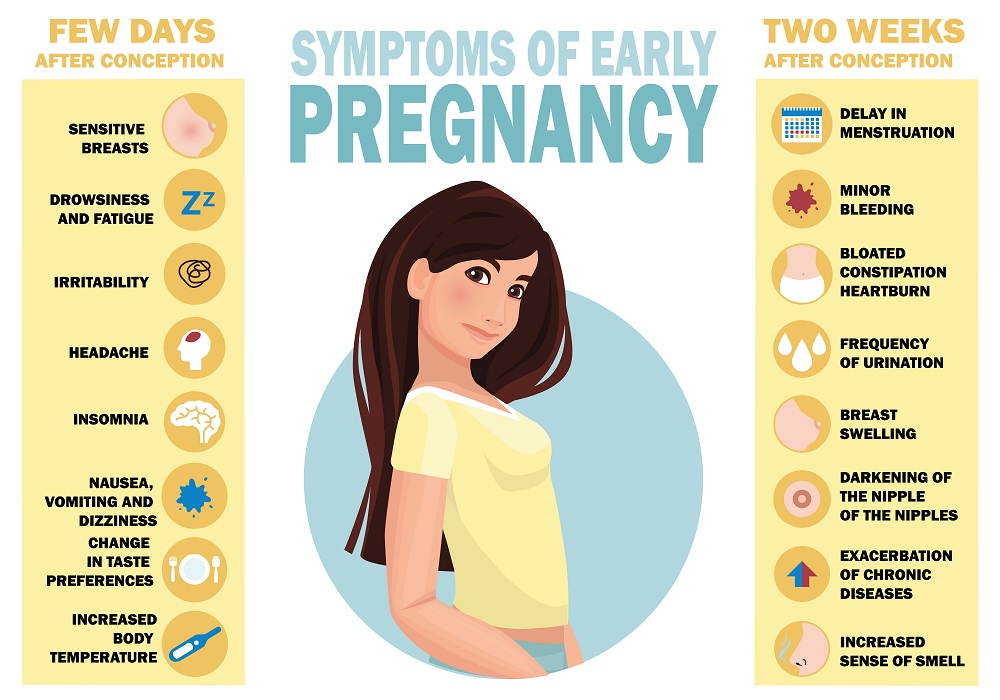 first pregnancy symptoms